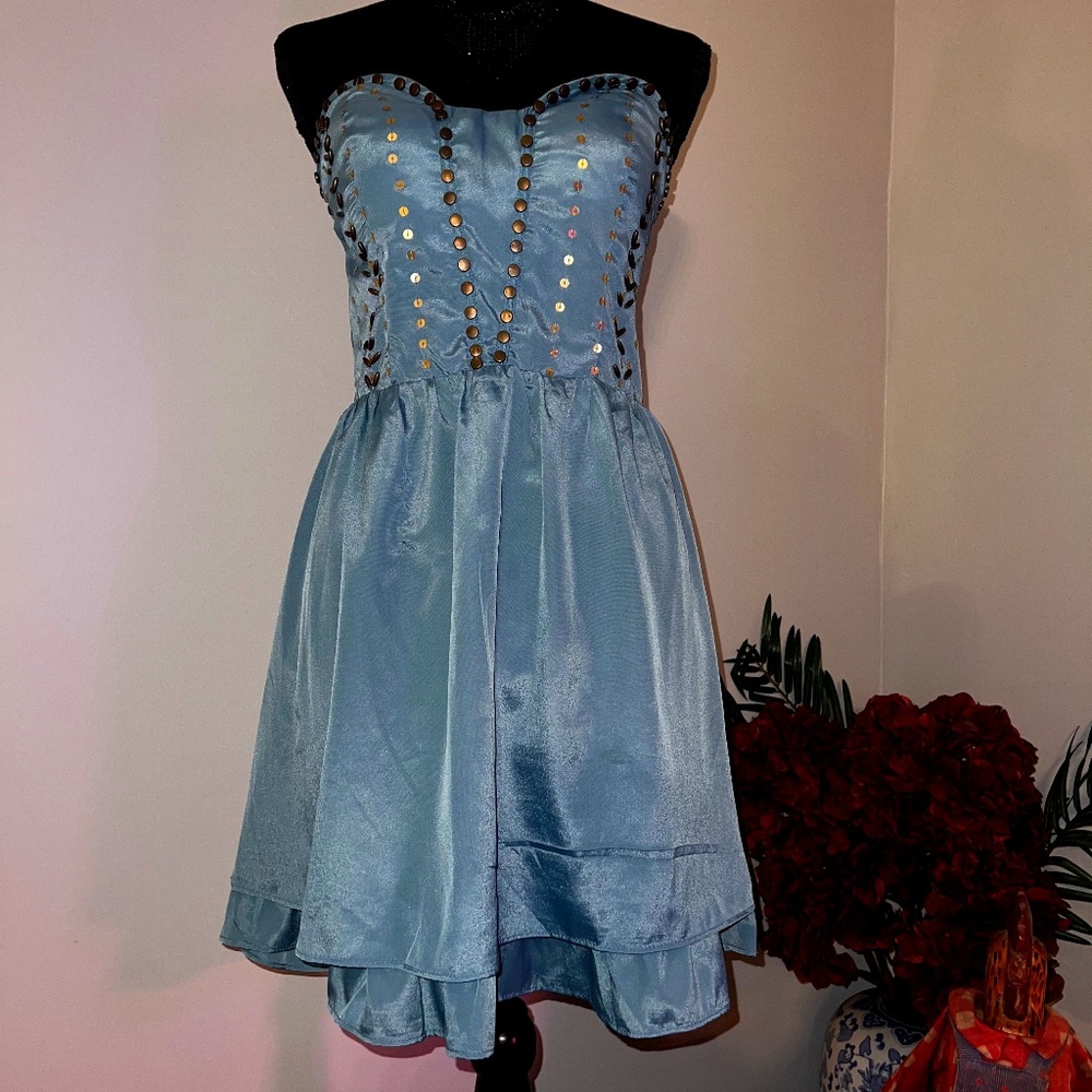 Oh My Julian Green studded Cocktail Dress NWOT